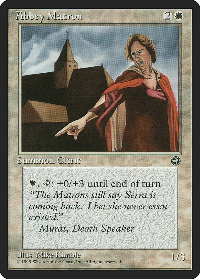 Abbey Matron (Murat Flavor Text) [Homelands] | Exor Games Bridgewater