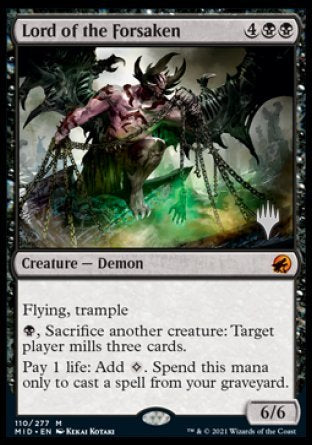 Lord of the Forsaken (Promo Pack) [Innistrad: Midnight Hunt Promos] | Exor Games Bridgewater