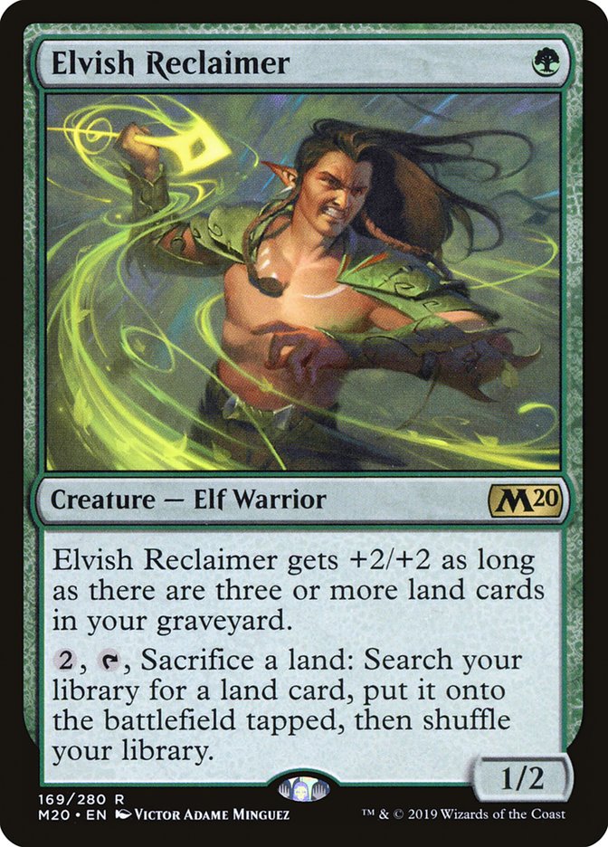 Elvish Reclaimer [Core Set 2020] | Exor Games Bridgewater