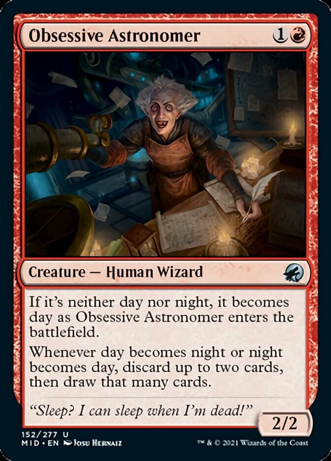 Obsessive Astronomer [Innistrad: Midnight Hunt] | Exor Games Bridgewater