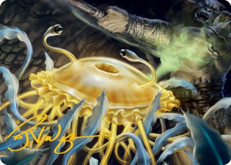 Flumph Art Card (Gold-Stamped Signature) [Dungeons & Dragons: Adventures in the Forgotten Realms Art Series] | Exor Games Bridgewater