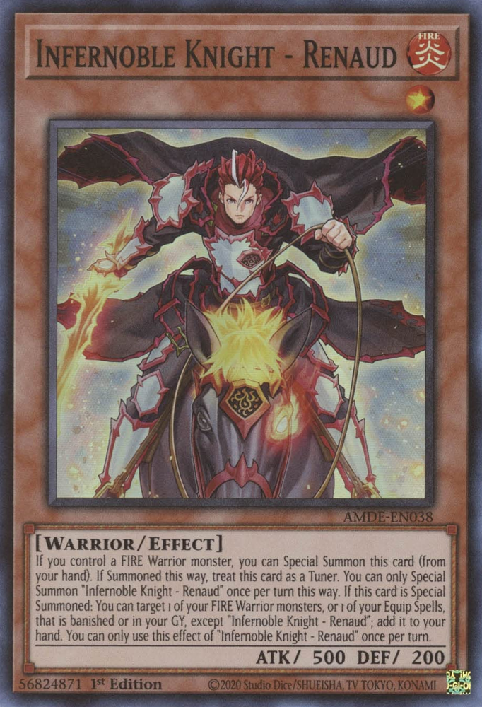 Infernoble Knight - Renaud [AMDE-EN038] Super Rare | Exor Games Bridgewater