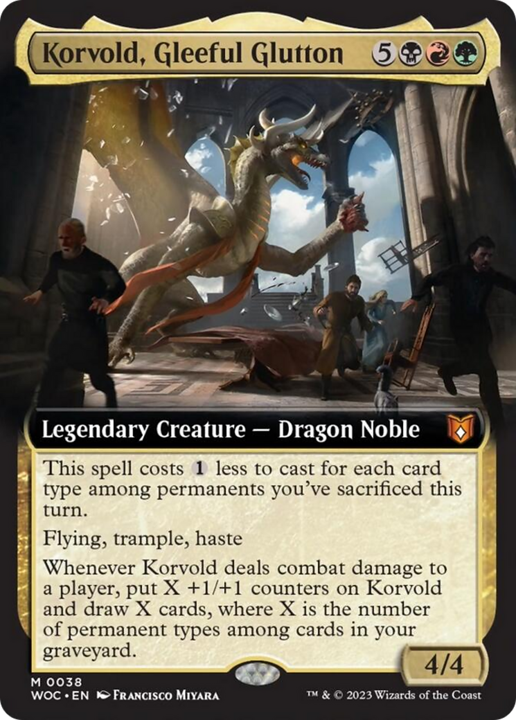 Korvold, Gleeful Glutton (Extended Art) [Wilds of Eldraine Commander] | Exor Games Bridgewater