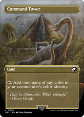 Command Tower // Commander Tower (Borderless) [Jurassic World Collection] | Exor Games Bridgewater