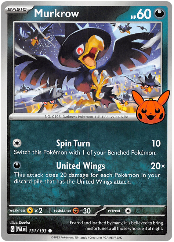 Murkrow (131/193) [Trick or Trade 2023] | Exor Games Bridgewater