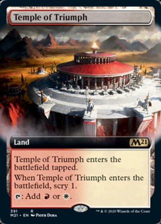 Temple of Triumph (Extended Art) [Core Set 2021] | Exor Games Bridgewater