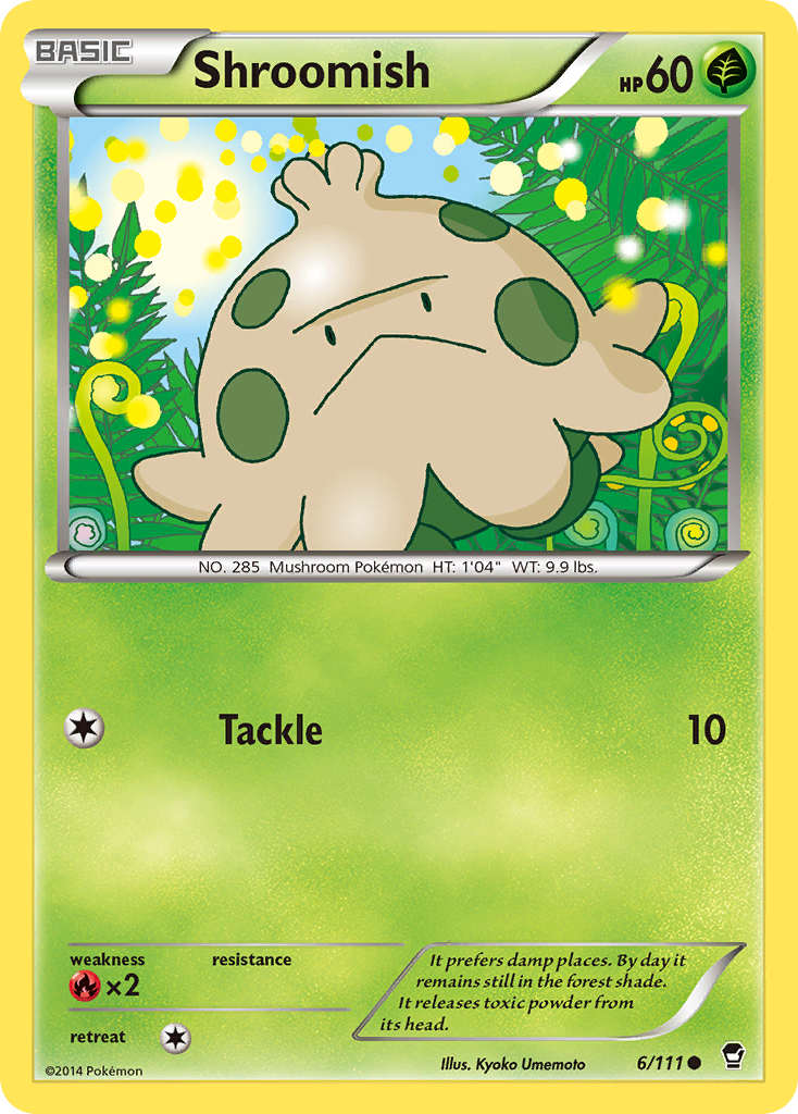 Shroomish (6/111) [XY: Furious Fists] | Exor Games Bridgewater