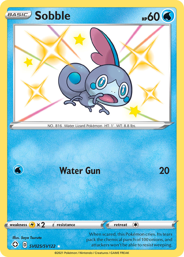 Sobble (SV025/SV122) [Sword & Shield: Shining Fates] | Exor Games Bridgewater