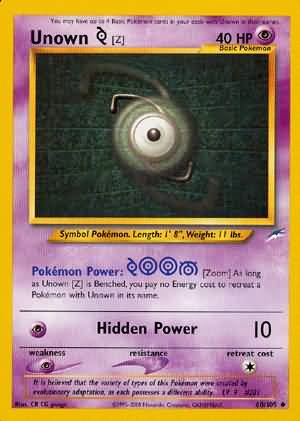 Unown [Z] (60/105) [Neo Destiny Unlimited] | Exor Games Bridgewater