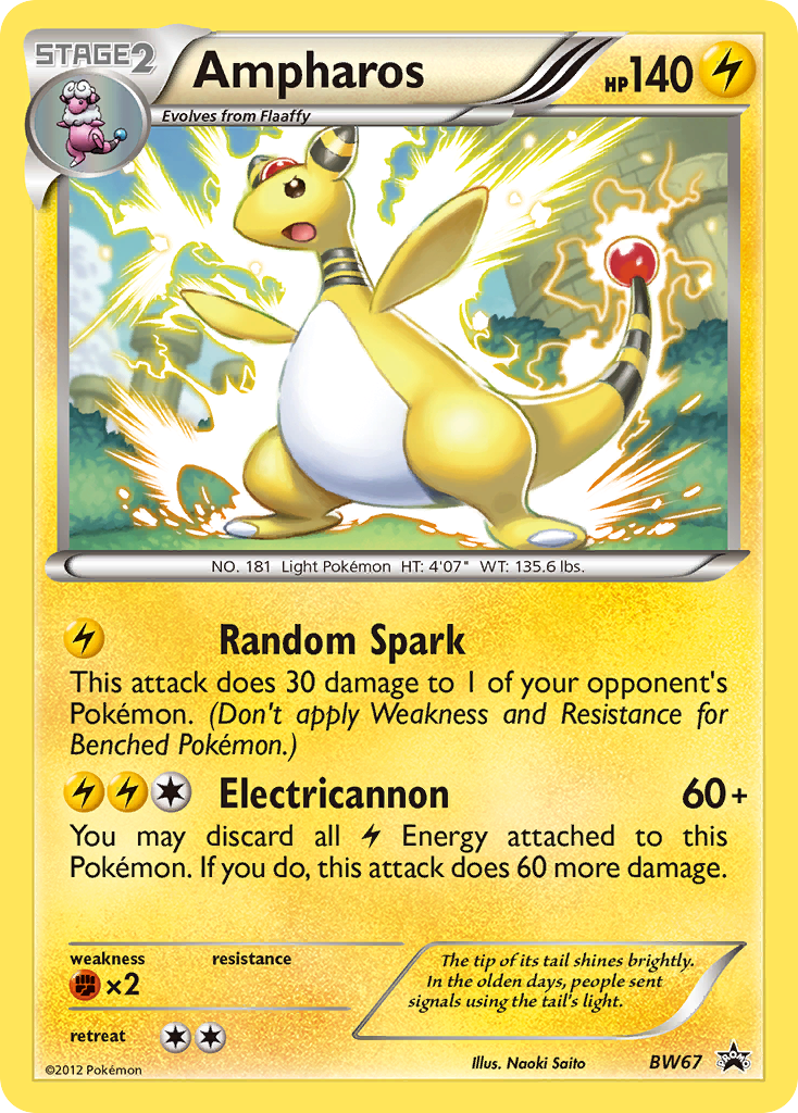 Ampharos (BW67) [Black & White: Black Star Promos] | Exor Games Bridgewater