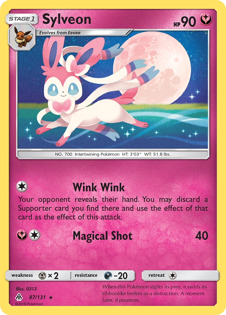 Sylveon (87/131) [Sun & Moon: Forbidden Light] | Exor Games Bridgewater