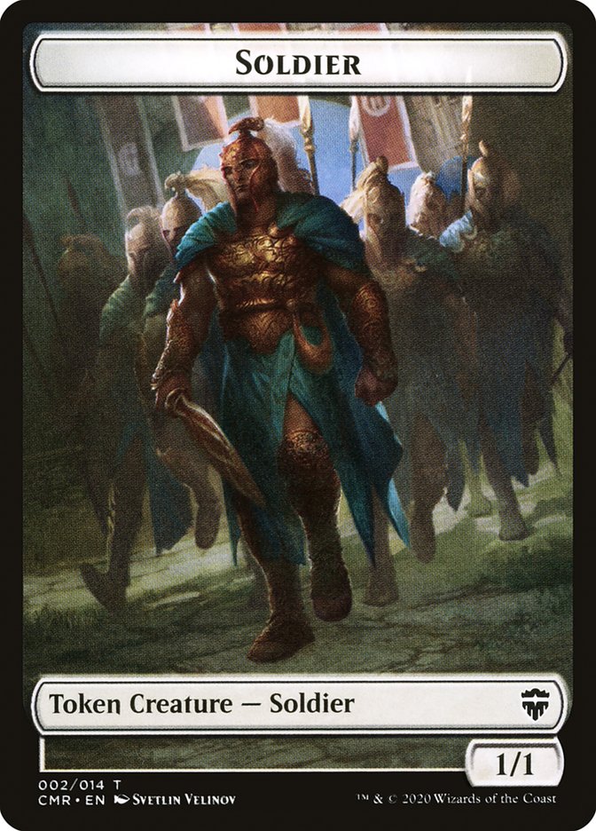 Elephant // Soldier Token [Commander Legends Tokens] | Exor Games Bridgewater