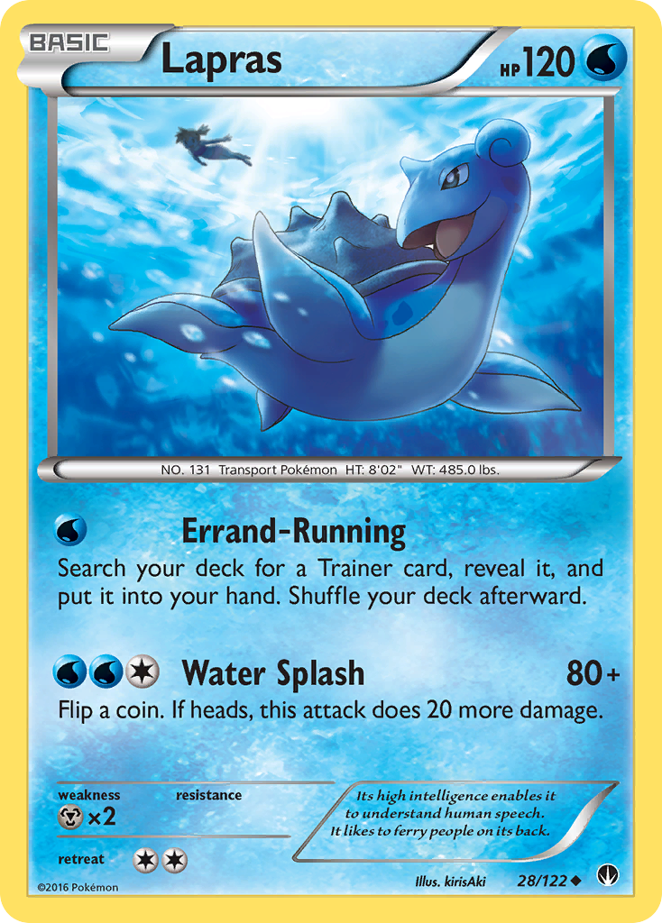 Lapras (28/122) [XY: BREAKpoint] | Exor Games Bridgewater