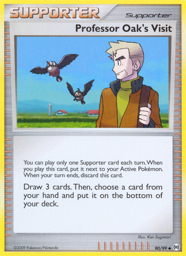 Professor Oak's Visit (90/99) [Platinum: Arceus] | Exor Games Bridgewater