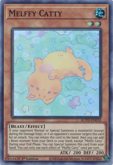 Melffy Catty [ROTD-EN018] Super Rare | Exor Games Bridgewater