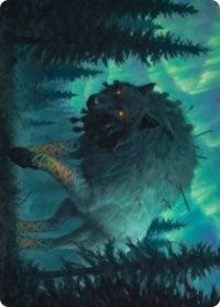 Sarulf, Realm Eater Art Card [Kaldheim: Art Series] | Exor Games Bridgewater