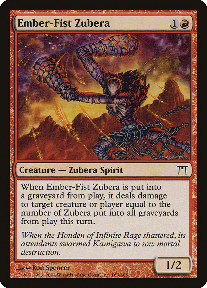 Ember-Fist Zubera [Champions of Kamigawa] | Exor Games Bridgewater