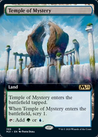 Temple of Mystery (Extended Art) [Core Set 2021] | Exor Games Bridgewater