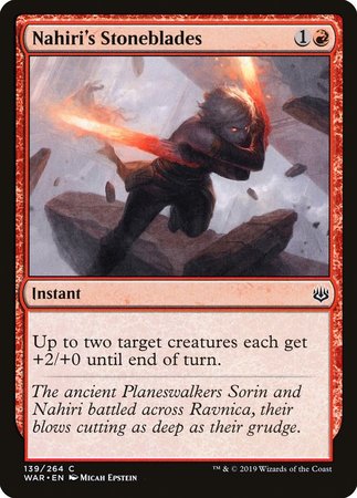 Nahiri's Stoneblades [War of the Spark] | Exor Games Bridgewater