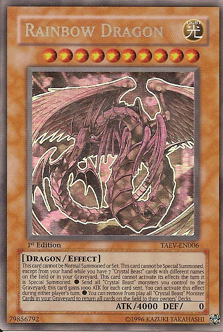 Rainbow Dragon [TAEV-EN006] Ghost Rare | Exor Games Bridgewater