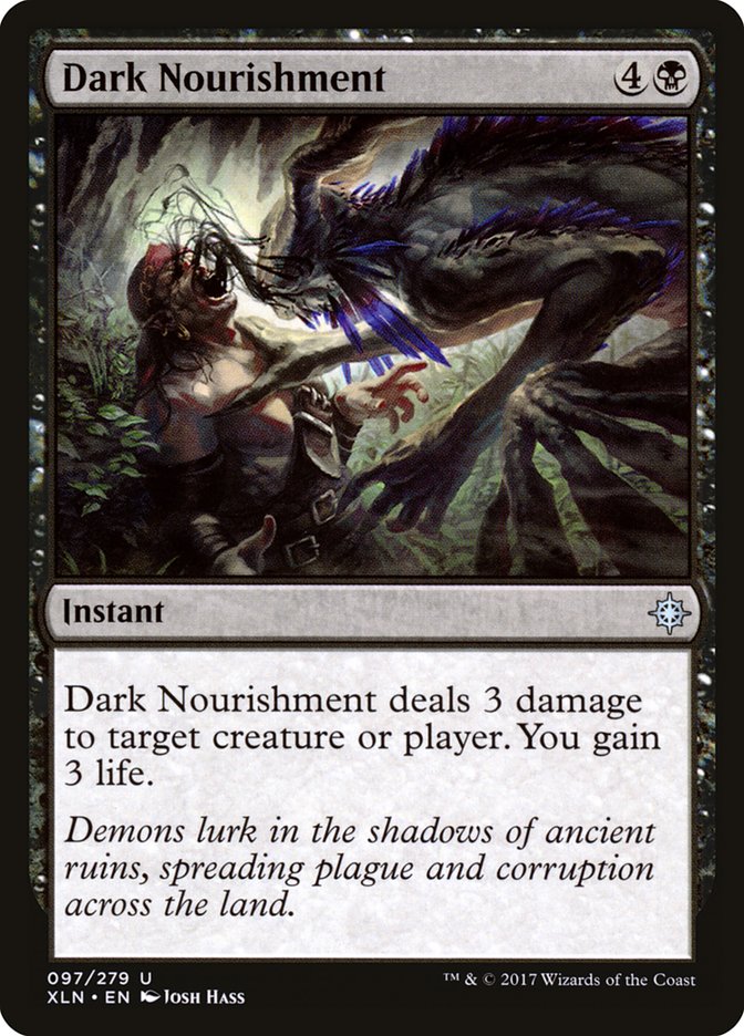 Dark Nourishment [Ixalan] | Exor Games Bridgewater