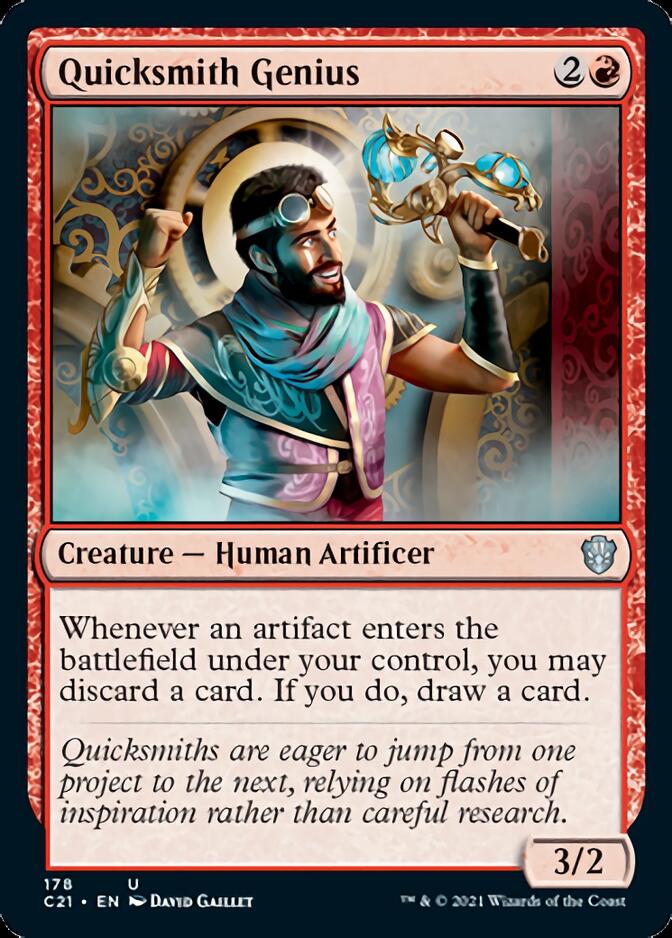 Quicksmith Genius [Commander 2021] | Exor Games Bridgewater