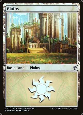 Plains - Selesnya (A10) [GRN Ravnica Weekend] | Exor Games Bridgewater