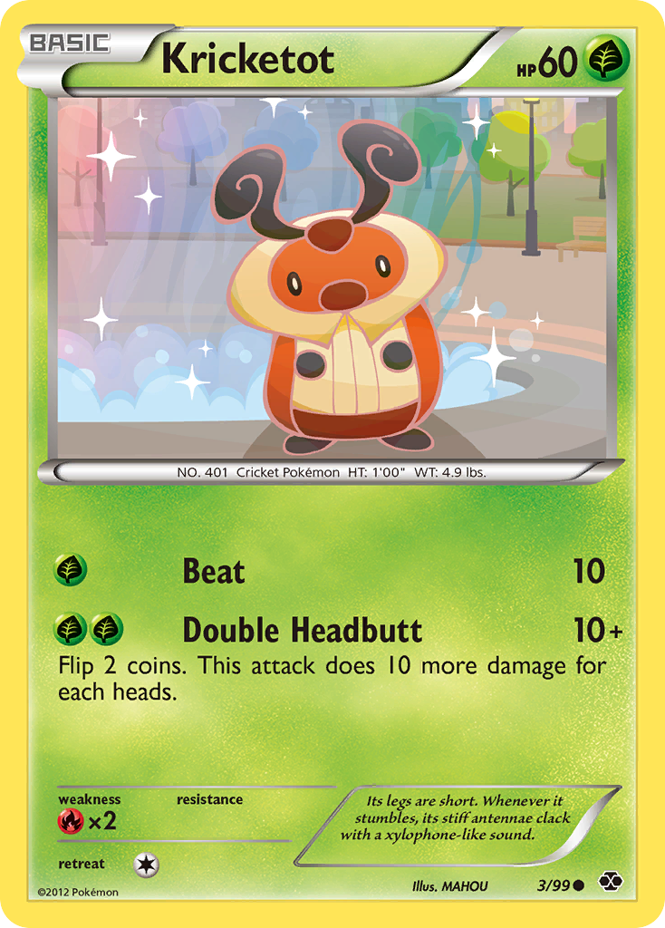 Kricketot (3/99) [Black & White: Next Destinies] | Exor Games Bridgewater