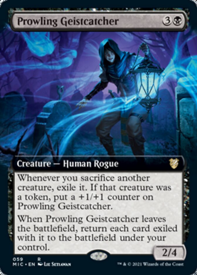 Prowling Geistcatcher (Extended) [Innistrad: Midnight Hunt Commander] | Exor Games Bridgewater