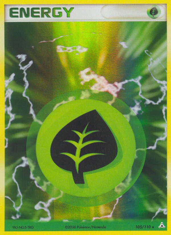 Grass Energy (105/110) [EX: Holon Phantoms] | Exor Games Bridgewater