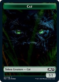 Cat (011) // Soldier Double-sided Token [Core Set 2021 Tokens] | Exor Games Bridgewater