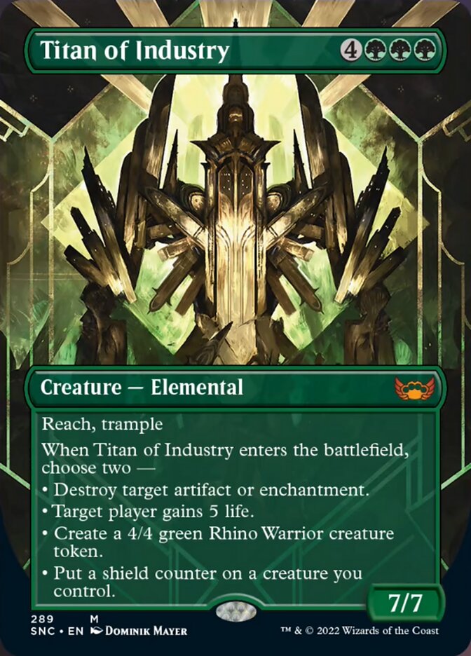 Titan of Industry (Borderless Alternate Art) [Streets of New Capenna] | Exor Games Bridgewater