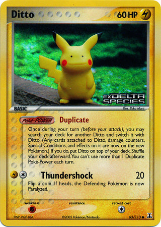 Ditto (63/113) (Stamped) [EX: Delta Species] | Exor Games Bridgewater