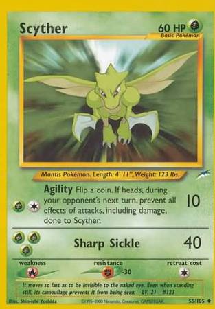 Scyther (55/105) [Neo Destiny Unlimited] | Exor Games Bridgewater