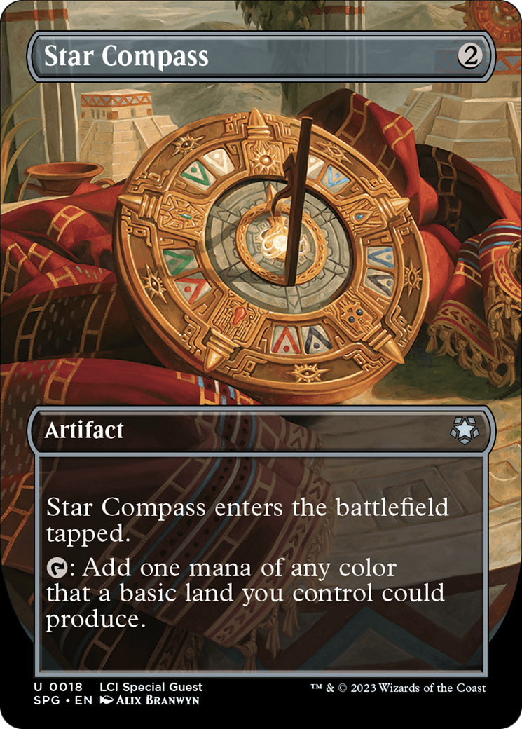 Star Compass (Borderless) [The Lost Caverns of Ixalan Special Guests] | Exor Games Bridgewater