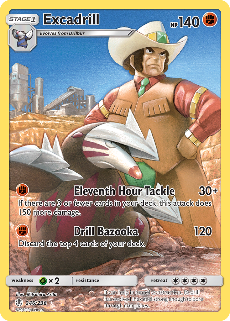 Excadrill (246/236) [Sun & Moon: Cosmic Eclipse] | Exor Games Bridgewater