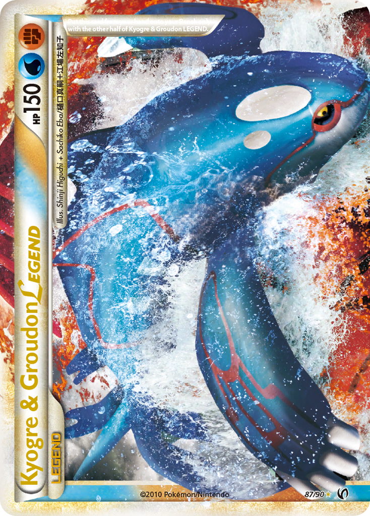 Kyogre & Groudon LEGEND (87/90) [HeartGold & SoulSilver: Undaunted] | Exor Games Bridgewater