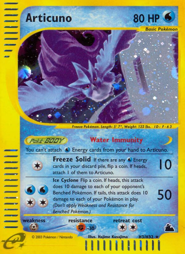 Articuno (H3/H32) [Skyridge] | Exor Games Bridgewater