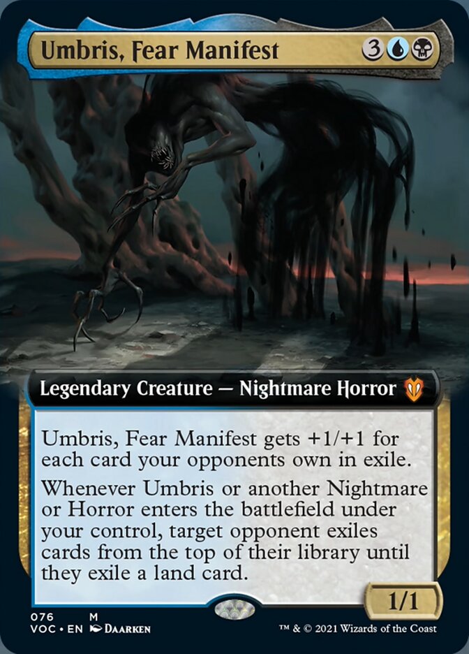 Umbris, Fear Manifest (Extended) [Innistrad: Crimson Vow Commander] | Exor Games Bridgewater