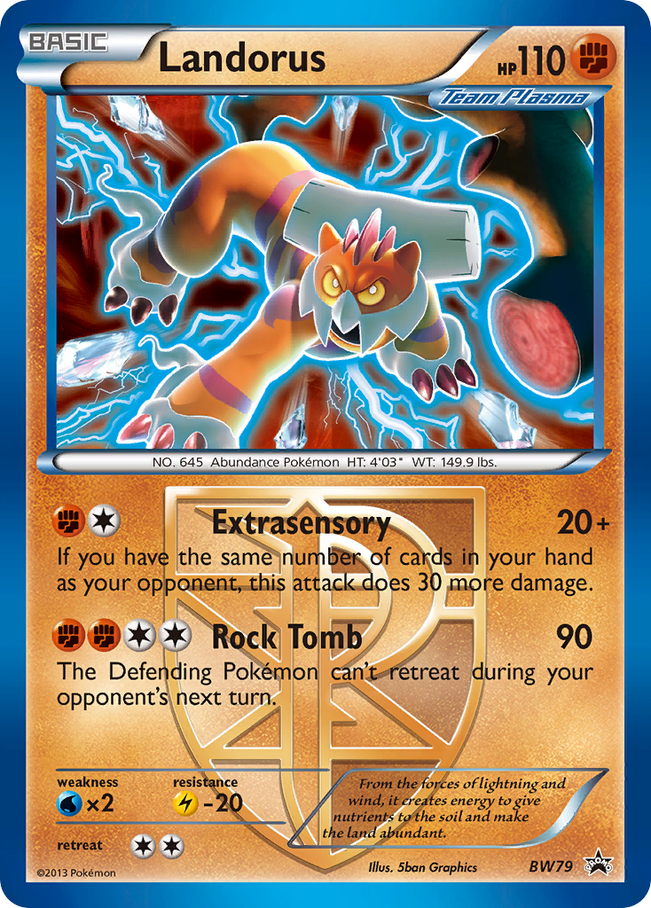 Landorus (BW79) (Team Plasma) [Black & White: Black Star Promos] | Exor Games Bridgewater