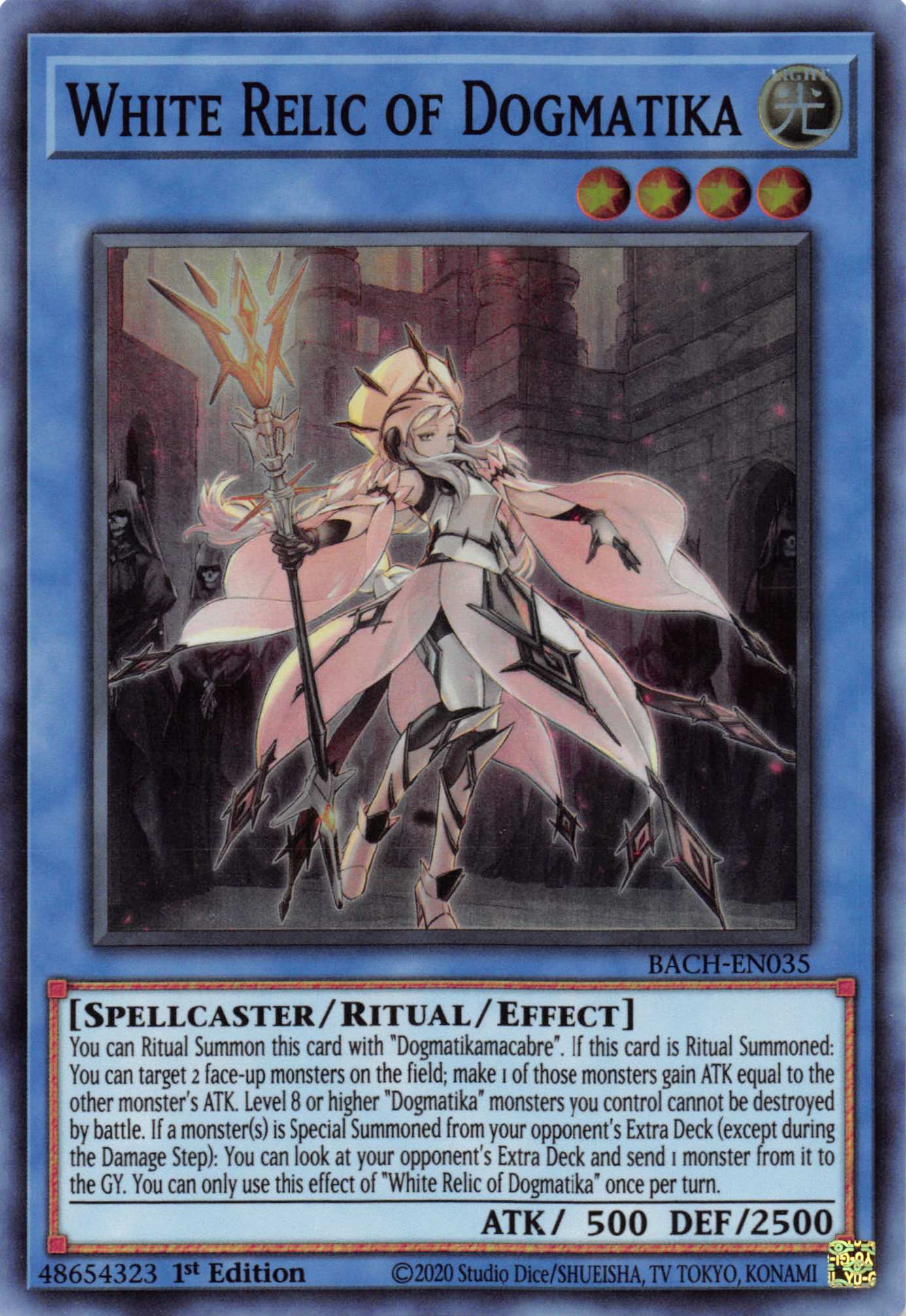 White Relic of Dogmatika [BACH-EN035] Super Rare | Exor Games Bridgewater