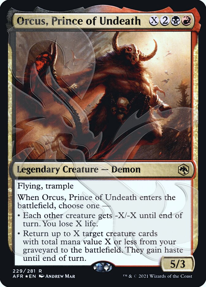 Orcus, Prince of Undeath (Ampersand Promo) [Dungeons & Dragons: Adventures in the Forgotten Realms Promos] | Exor Games Bridgewater