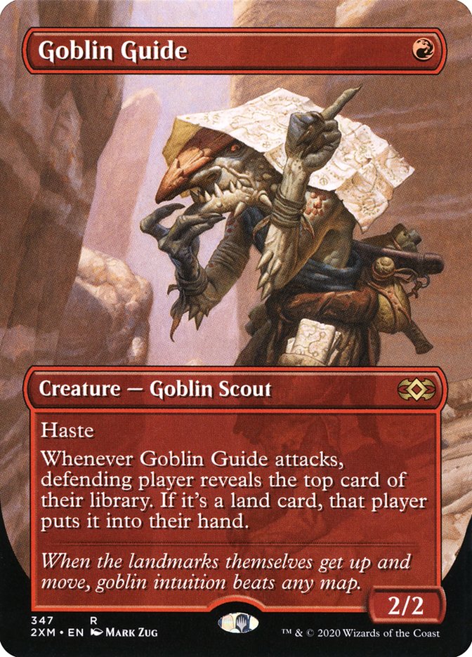 Goblin Guide (Borderless) [Double Masters] | Exor Games Bridgewater