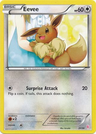 Eevee (21/30) [XY: Trainer Kit - Sylveon] | Exor Games Bridgewater