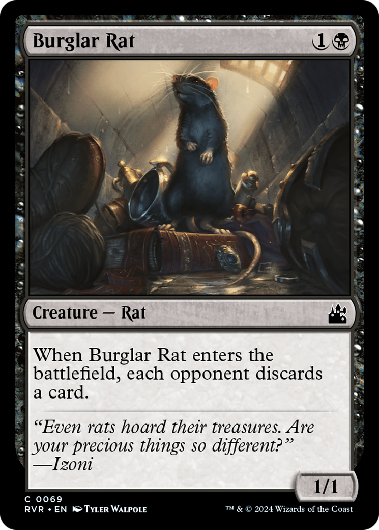 Burglar Rat [Ravnica Remastered] | Exor Games Bridgewater