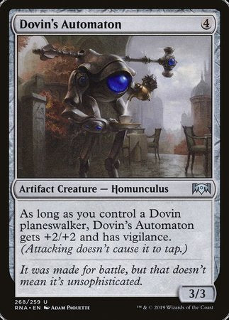 Dovin's Automaton [Ravnica Allegiance] | Exor Games Bridgewater