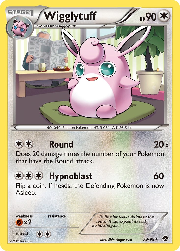 Wigglytuff (79/99) (Cosmos Holo) (Blister Exclusive) [Black & White: Next Destinies] | Exor Games Bridgewater