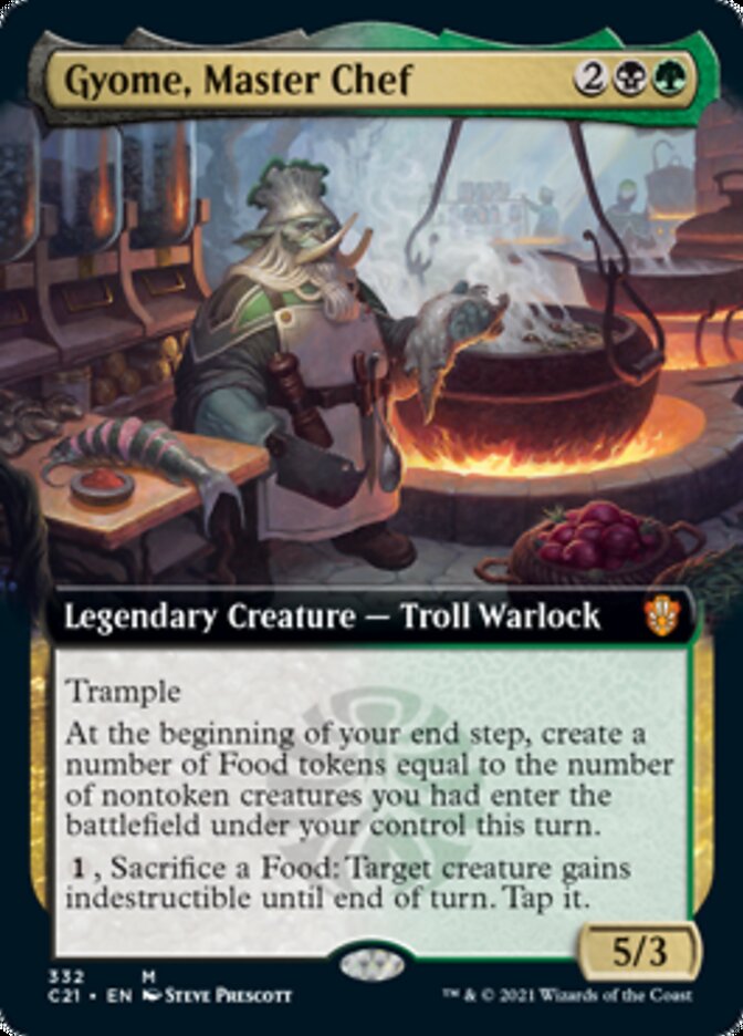 Gyome, Master Chef (Extended) [Commander 2021] | Exor Games Bridgewater