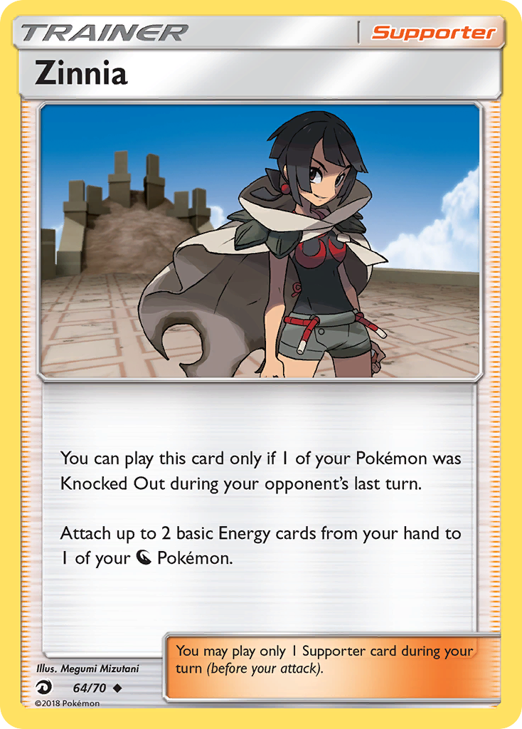 Zinnia (64/70) [Sun & Moon: Dragon Majesty] | Exor Games Bridgewater