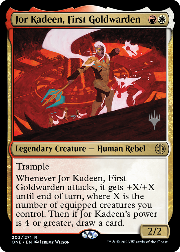 Jor Kadeen, First Goldwarden (Promo Pack) [Phyrexia: All Will Be One Promos] | Exor Games Bridgewater